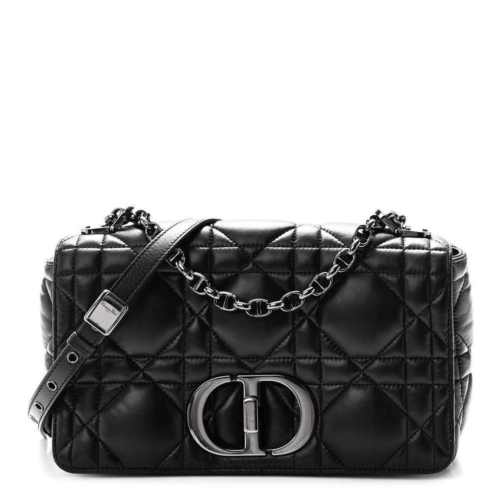 Calfskin Macrocannage Large Caro Bag Black AT My store