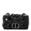 Calfskin Macrocannage Large Caro Bag Black AT My store