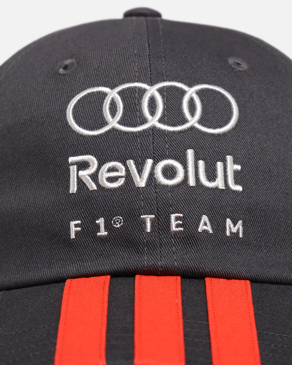 Best-Selling Adidas X Audi Revolut DNA 3-Stripes Strapback Cap Black
