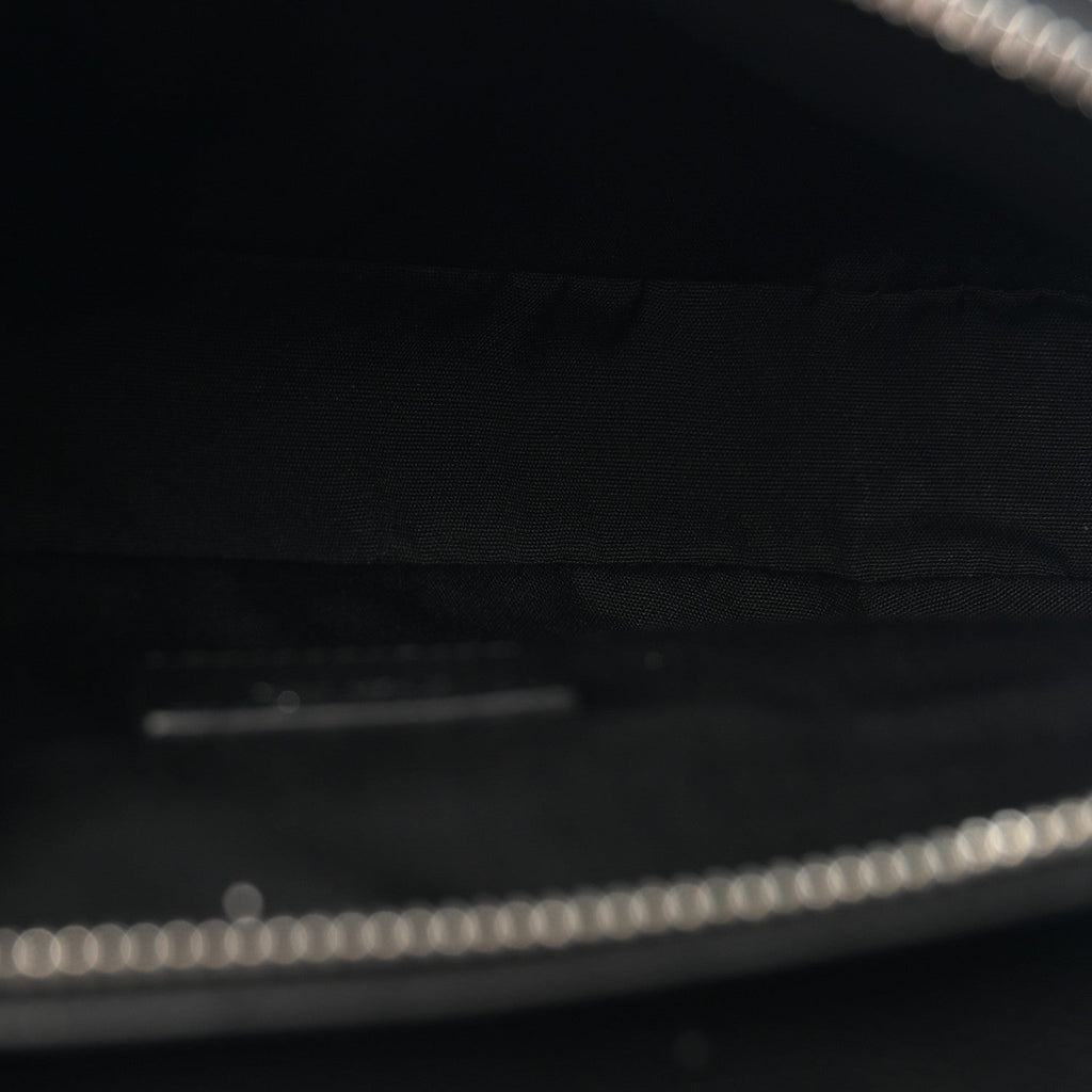 Grained Calfskin Kim Jones Saddle Bag Black AT My store
