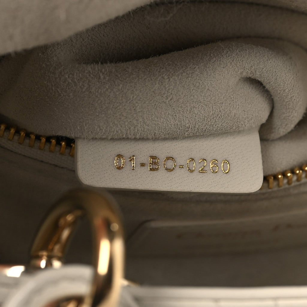 Lambskin Cannage Small My ABCDior Lady Dior Latte AT My store
