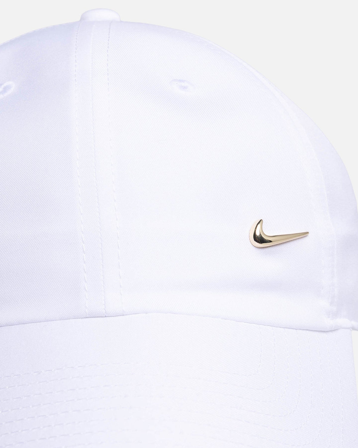 Top Seller Nike Dri-FIT Club Unstructured Metal Swoosh Strapback Cap White