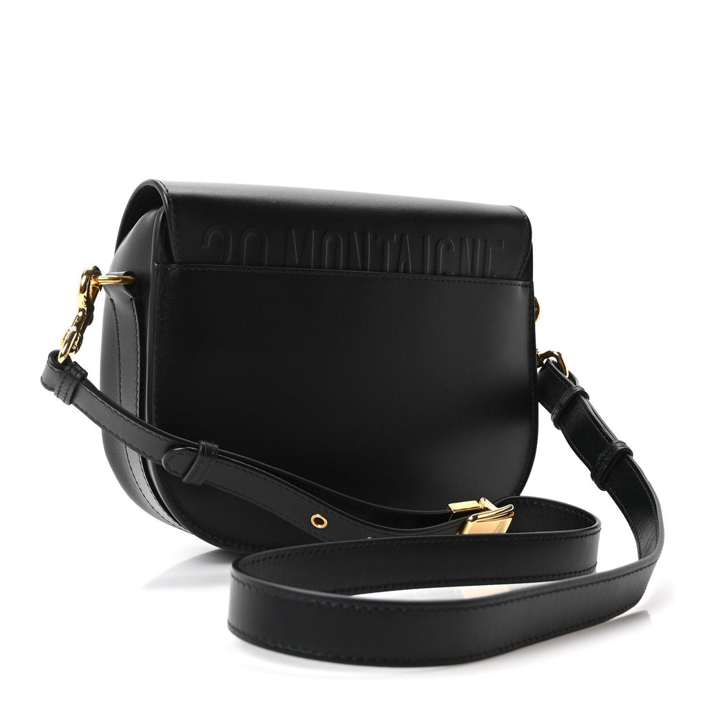 Box Calfskin Medium Bobby Flap Black AT My store