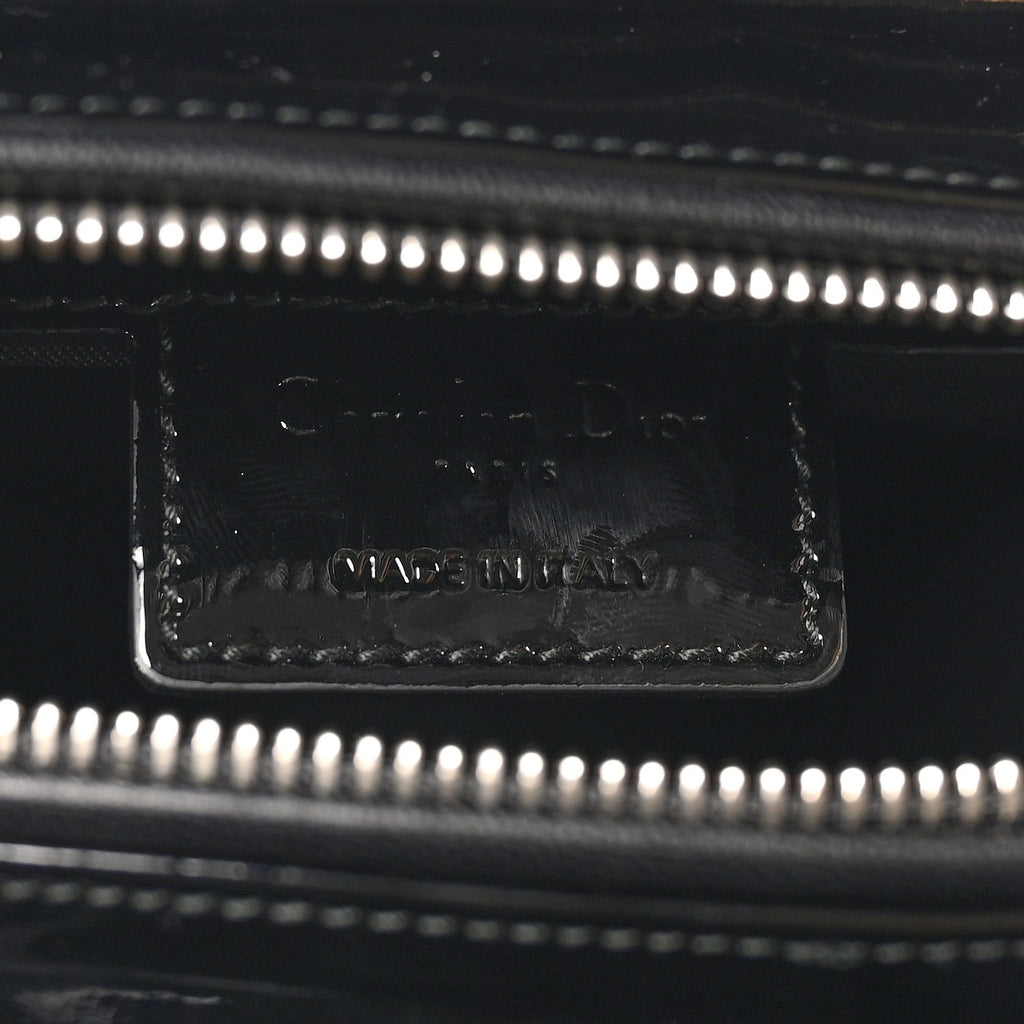 Patent Cannage Medium Lady Dior Black AT My store