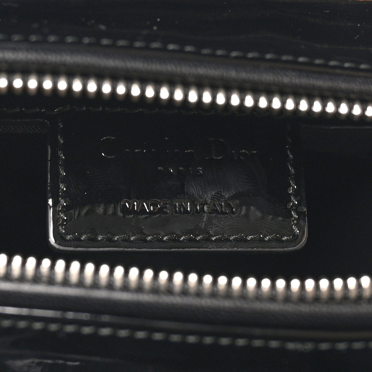Patent Cannage Medium Lady Dior Black AT My store