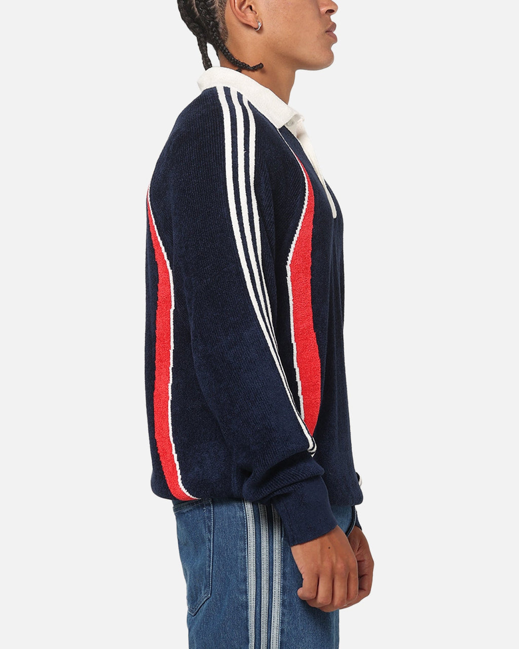 Best-Selling Adidas Retro Remix Teamgeist Long Sleeve Polo Night Indigo