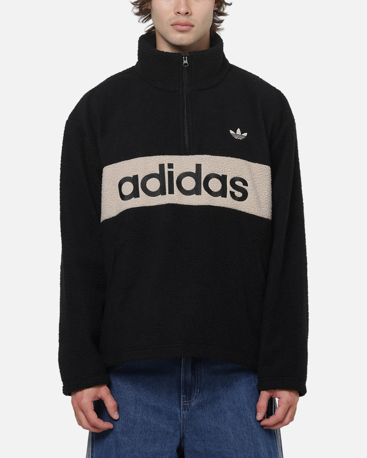 Best-Selling Adidas Polar Fleece Pullover Black