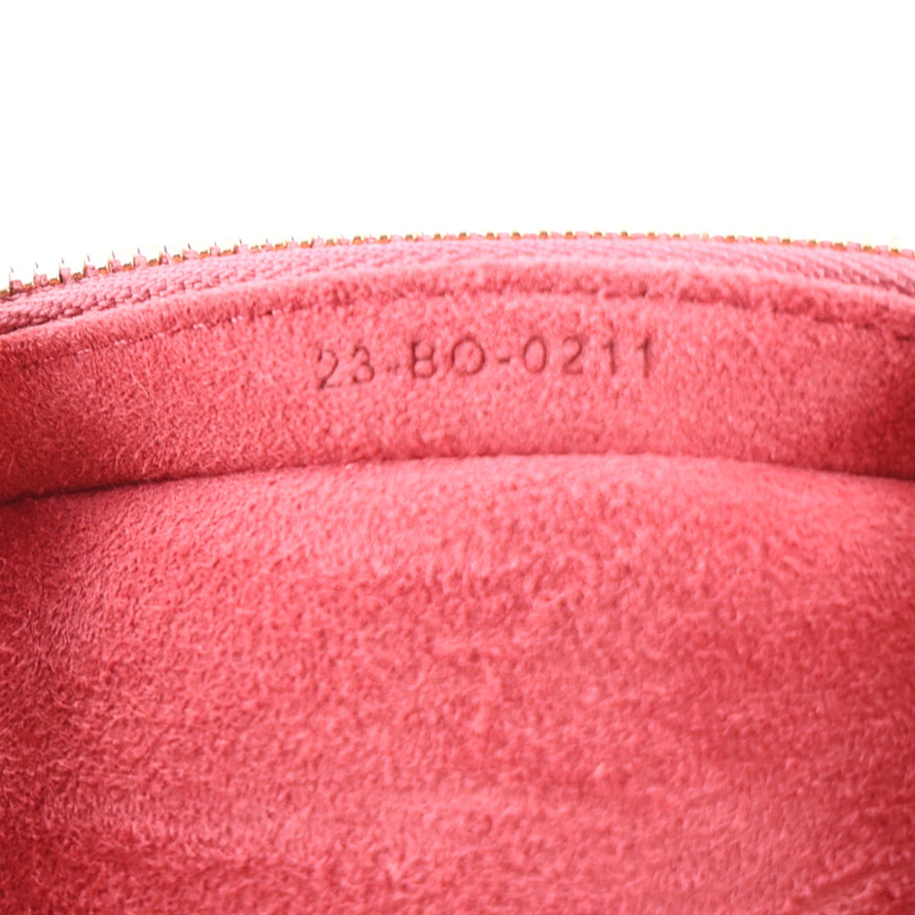 Lambskin Cannage Micro Vanity Case Strawberry Pink AT My store