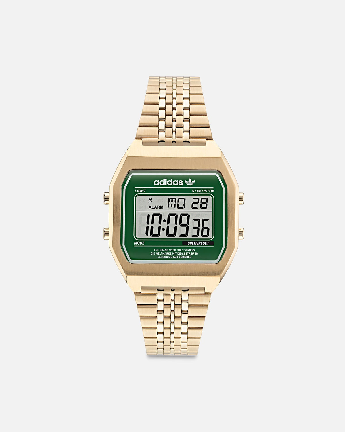 Best-Selling Adidas Digital Two 36MM Gold/Green