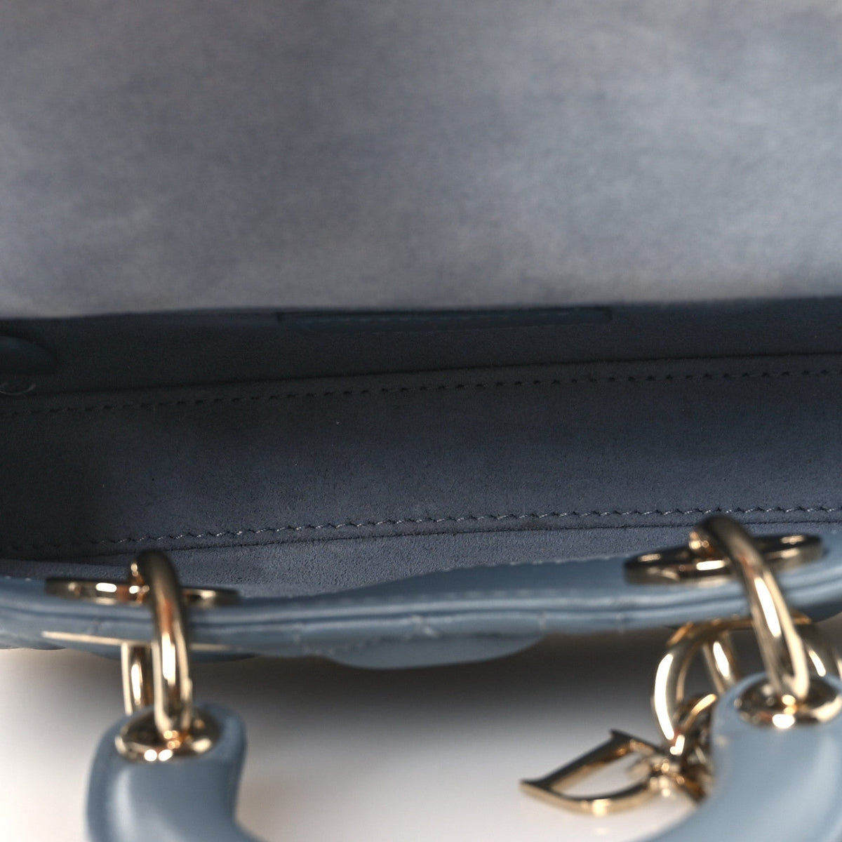 Lambskin Cannage Micro Lady D-Joy Cloud Blue AT My store