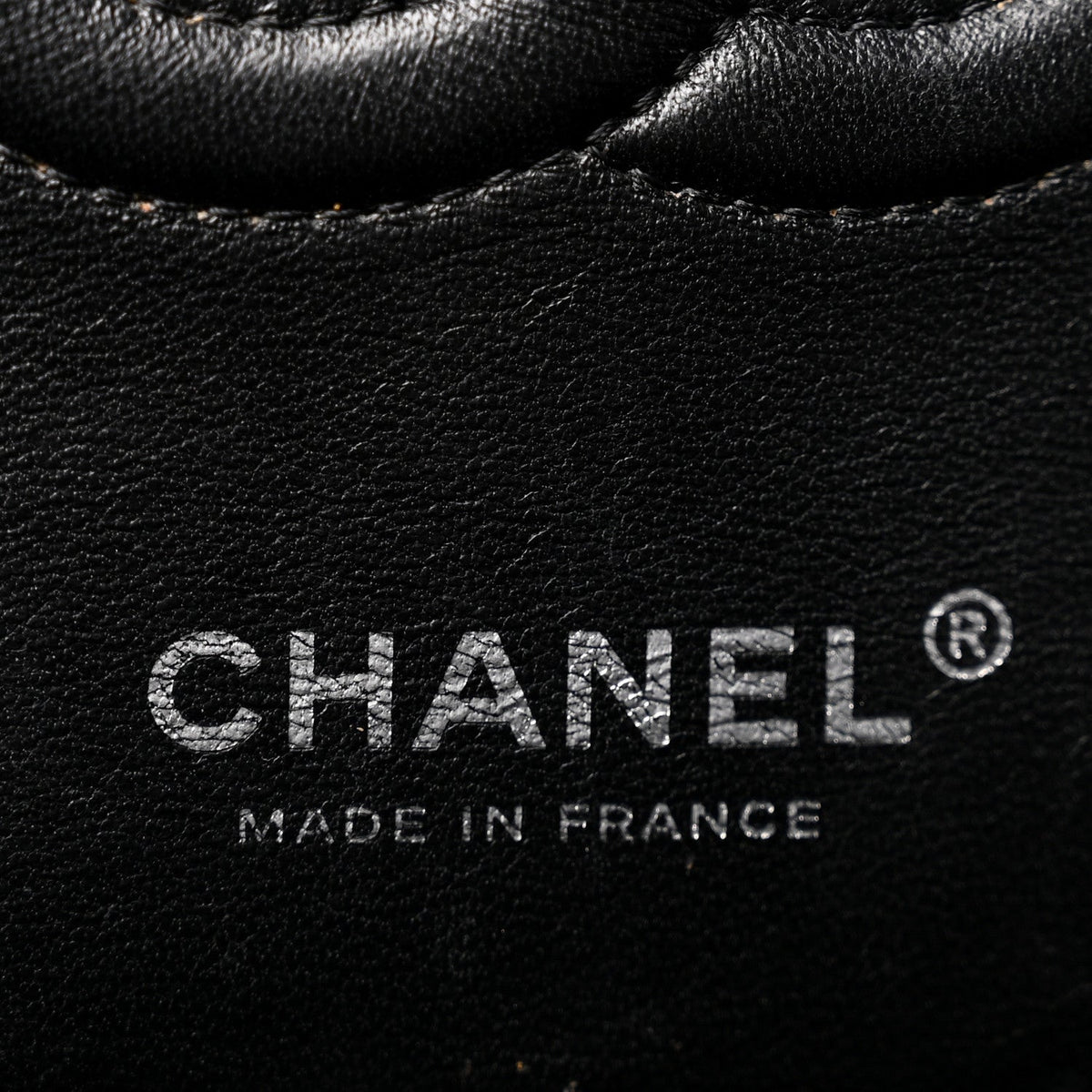 Lambskin Chevron Quilted Medium Double Flap Black At My store