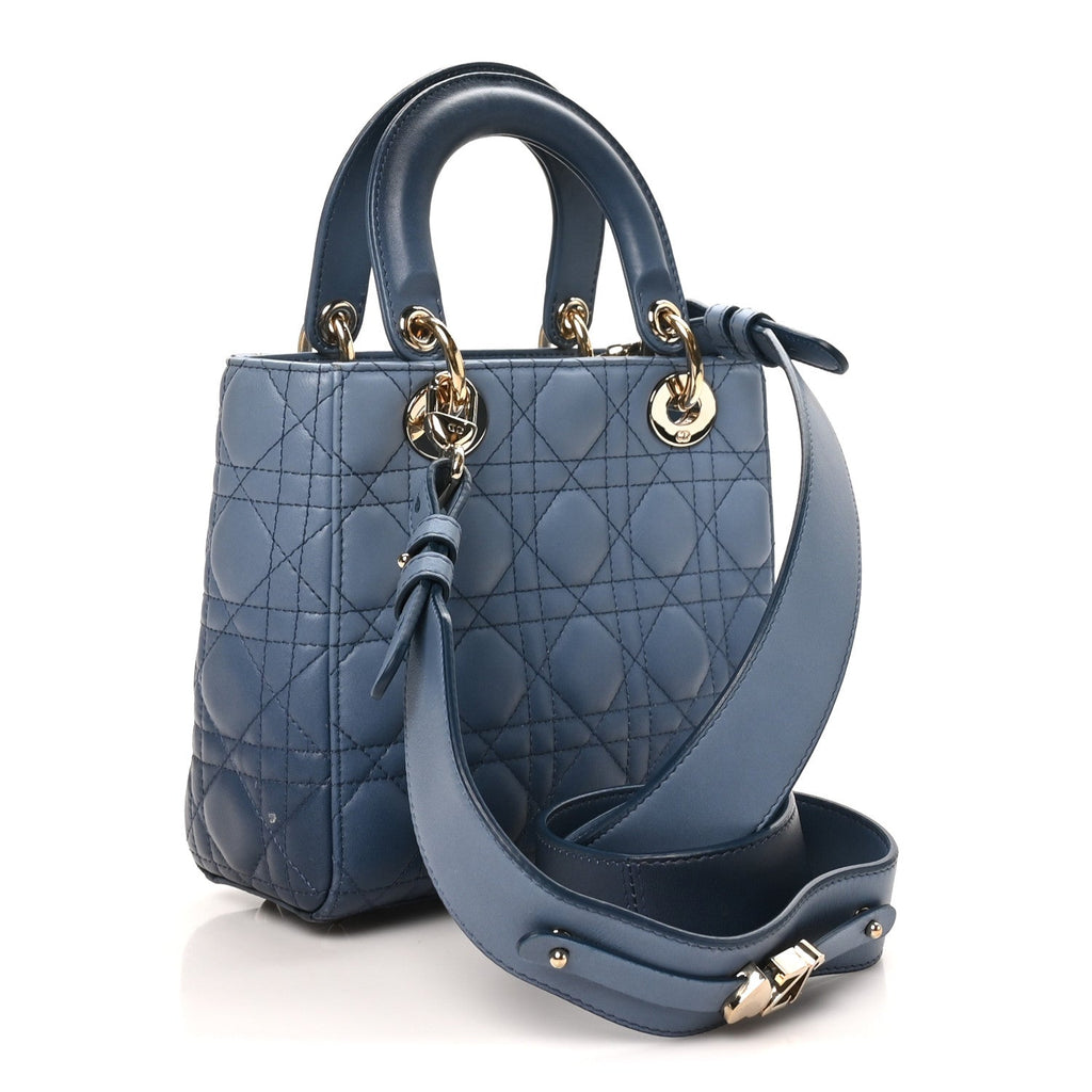 Lambskin Cannage Gradient Small My ABCDior Lady Dior Indigo Blue AT My store