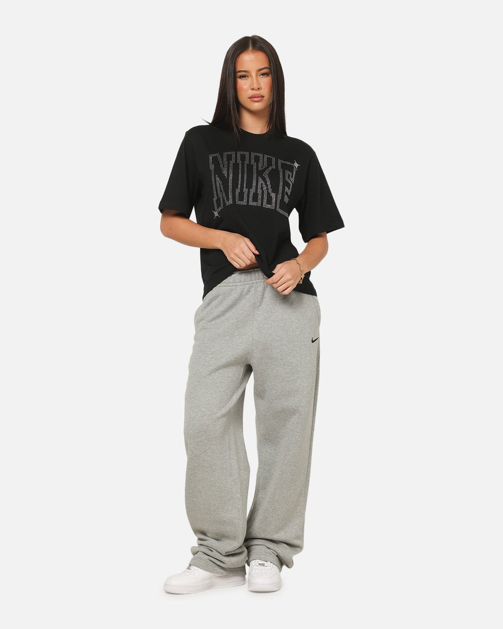 Top Seller Nike Women's Sportswear Classic Boxy Loose T-Shirt Black