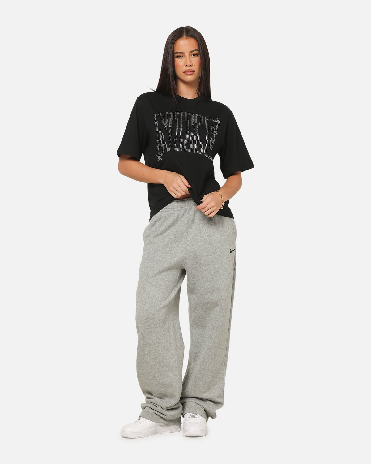 Top Seller Nike Women's Sportswear Classic Boxy Loose T-Shirt Black