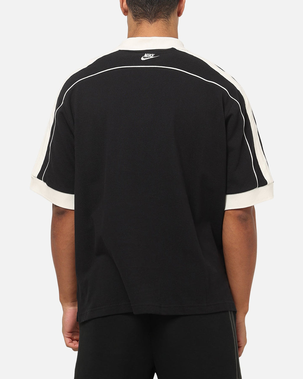 Top Seller Nike Sportswear Club Oversized Futbol Polo Shirt Black
