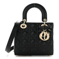 Lambskin Cannage Small Lady Dior Black AT My store