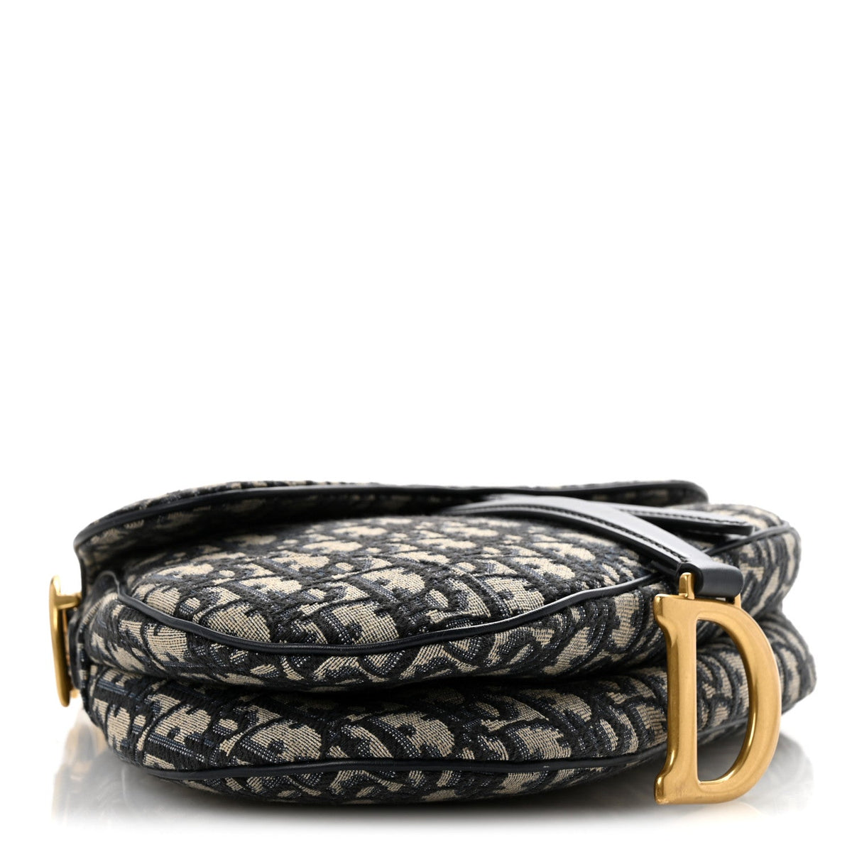 Oblique Saddle Bag With Strap Blue AT My store