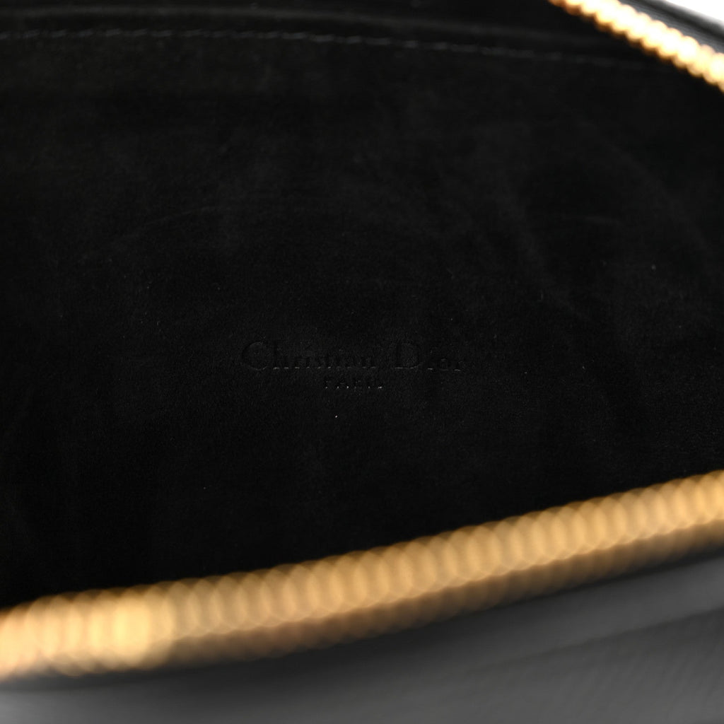 Grained Calfskin Caro Double Pouch Black AT My store