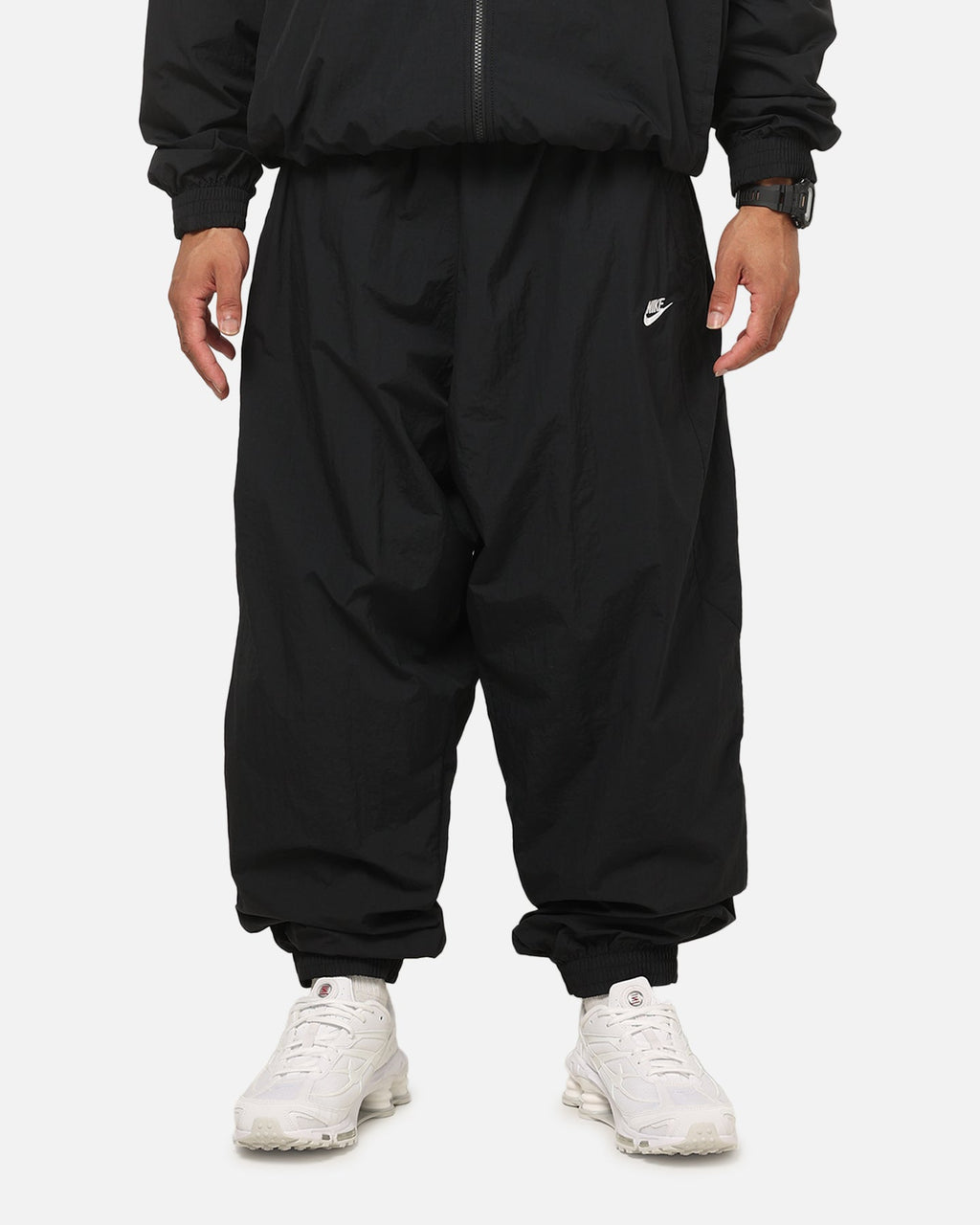 Top Seller Nike Club Woven Oversized Track Pants Black