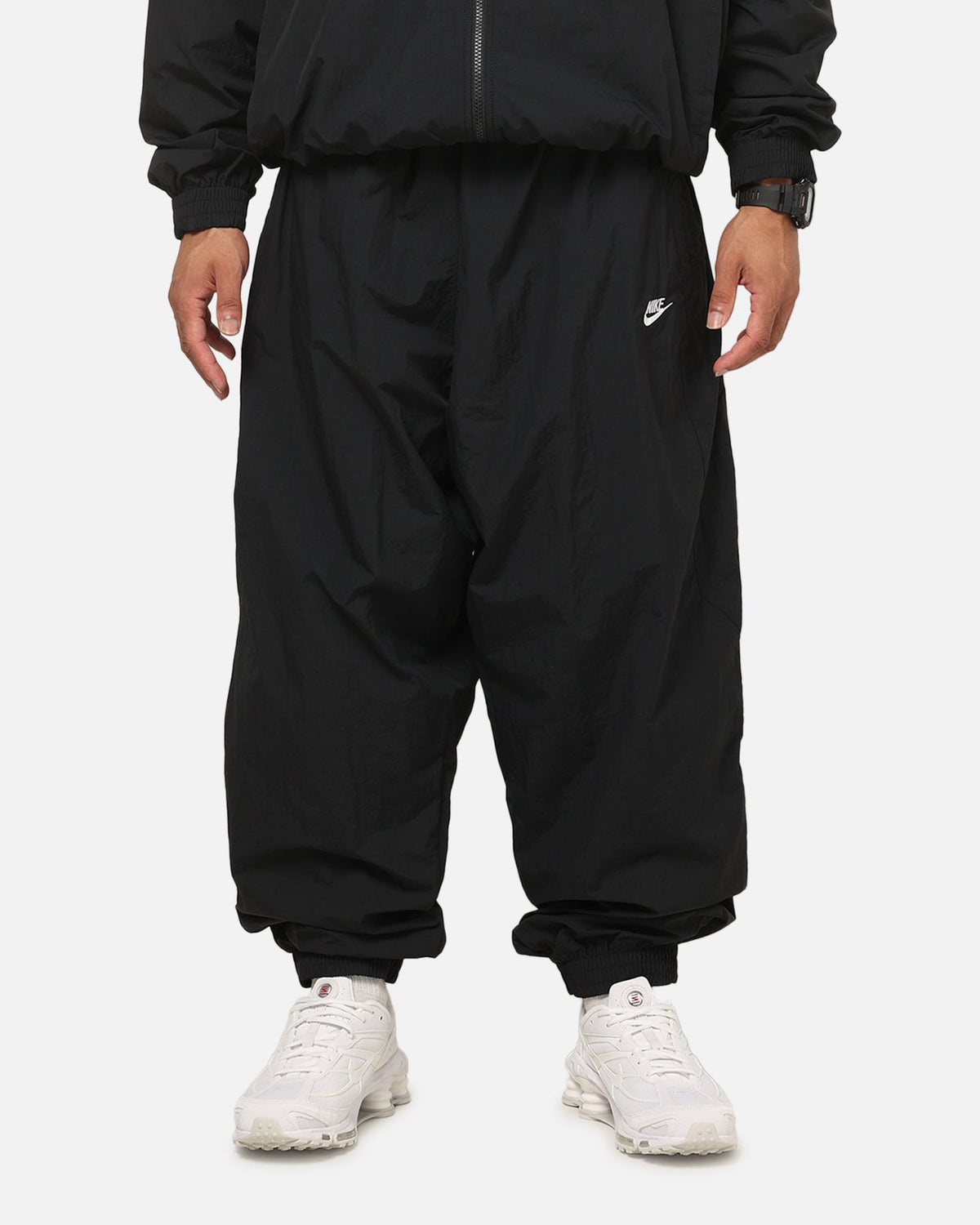 Top Seller Nike Club Woven Oversized Track Pants Black