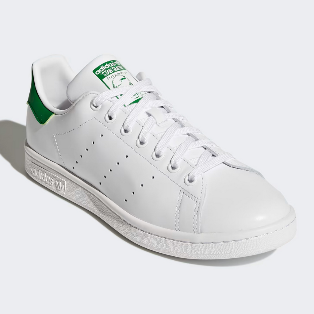 New Arrival Adidas Original STAN SMITH Men - WHITE GREEN /FTWBLA/VERT