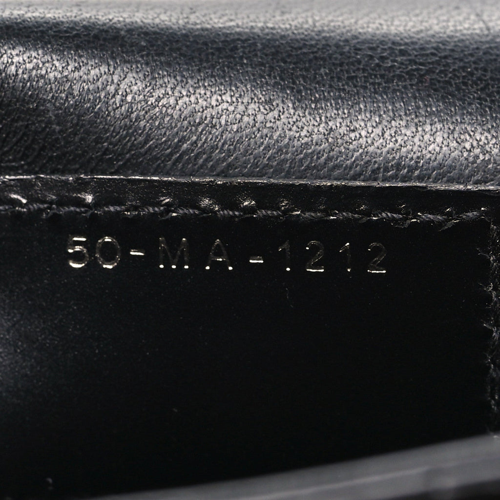 Calfskin Macrocannage Medium Caro Bag Black AT My store