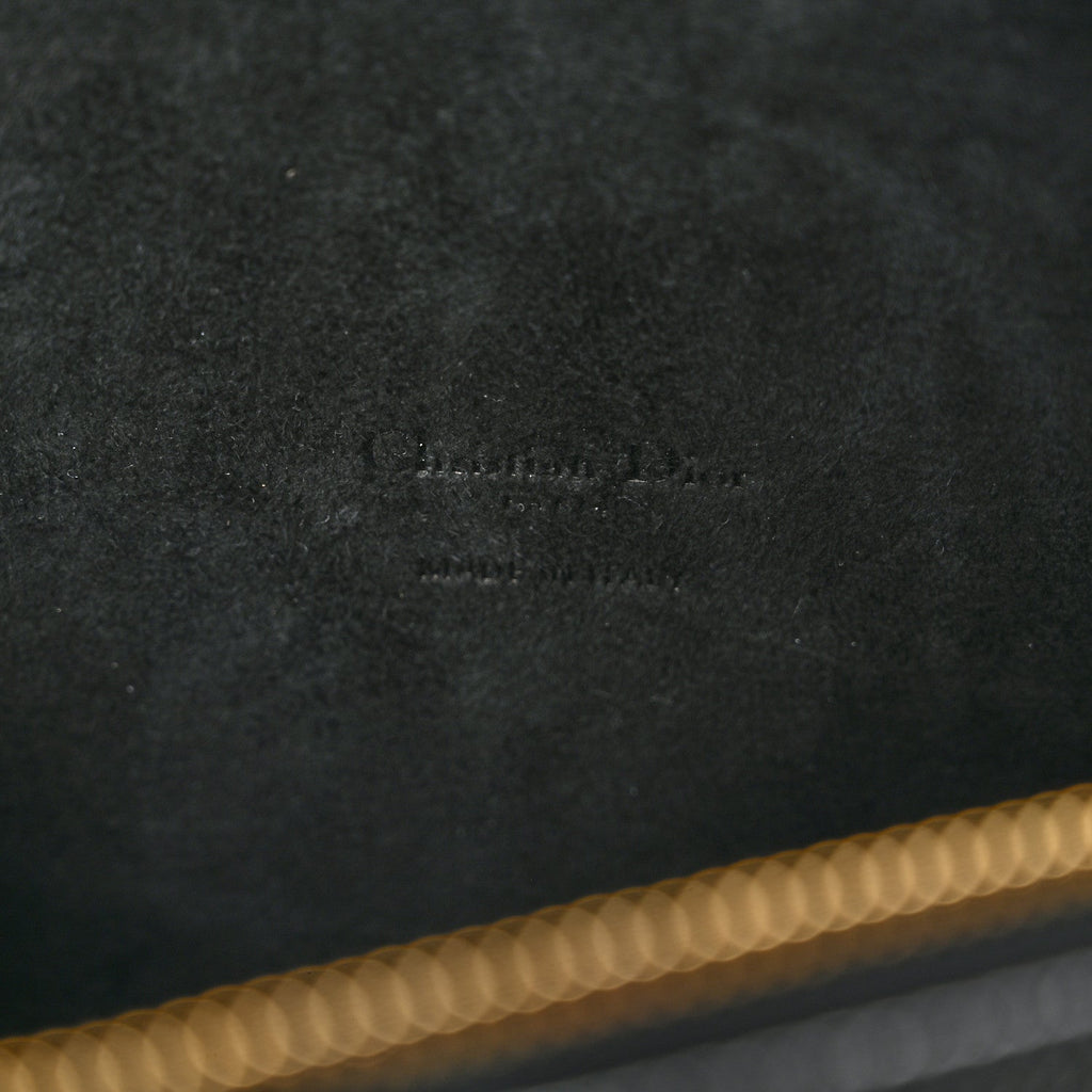Grained Calfskin Caro Double Pouch Black AT My store