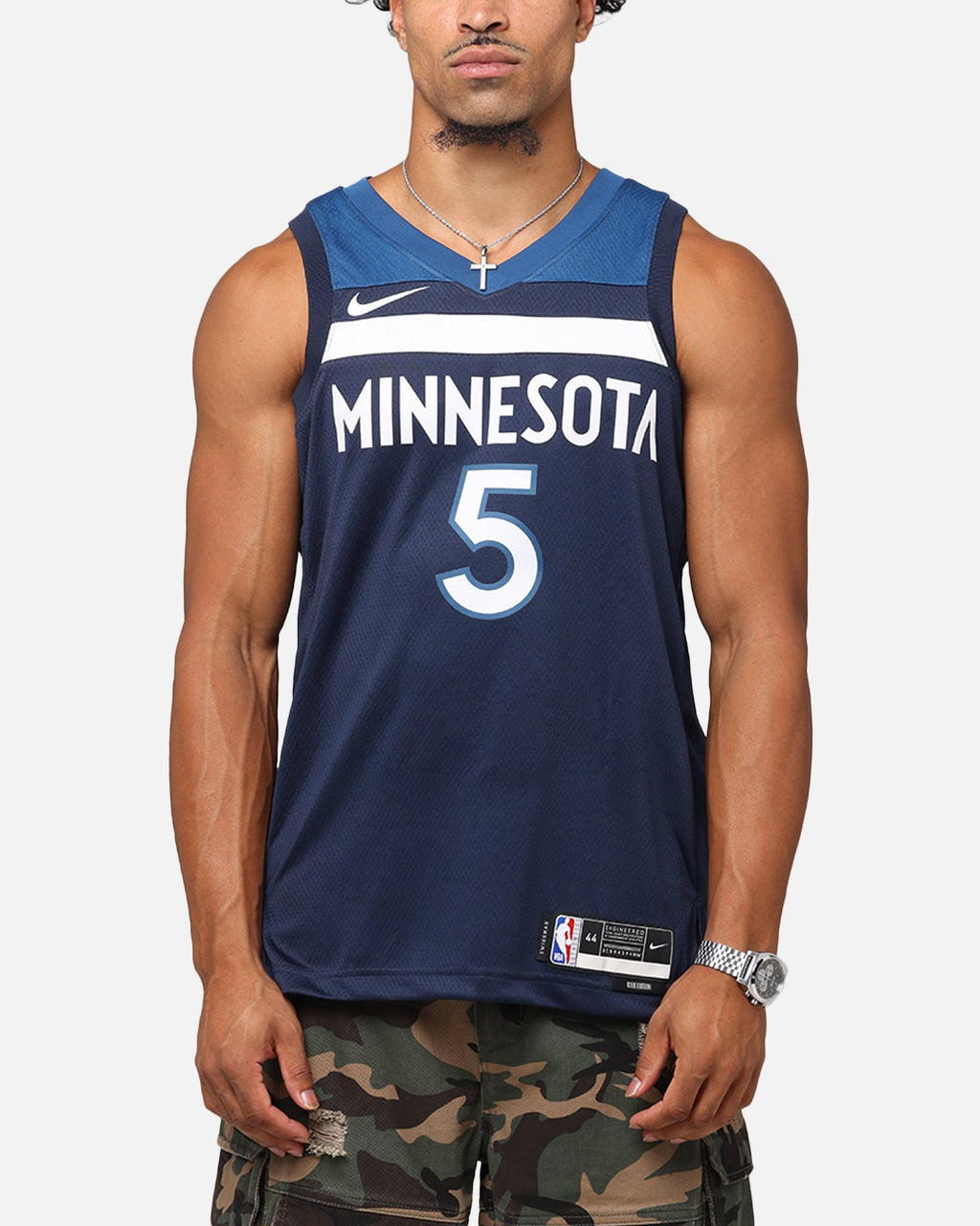 Top Seller Nike Anthony Edwards Minnesota Timberwolves #5 Icon Edition 2022/23 Nike Dri-Fit NBA Swingman Jersey College Navy