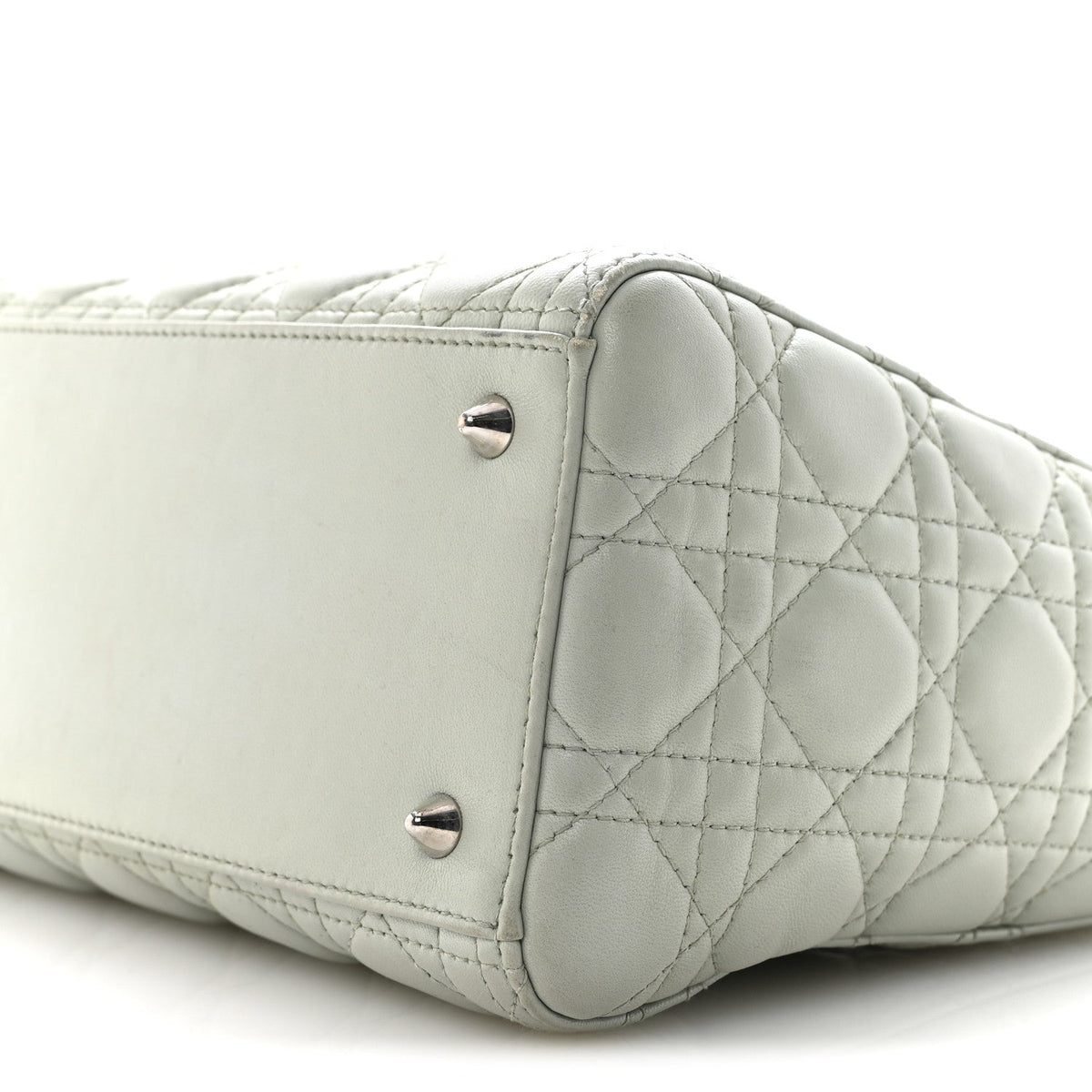 Lambskin Cannage Medium Lady Dior Green AT My store