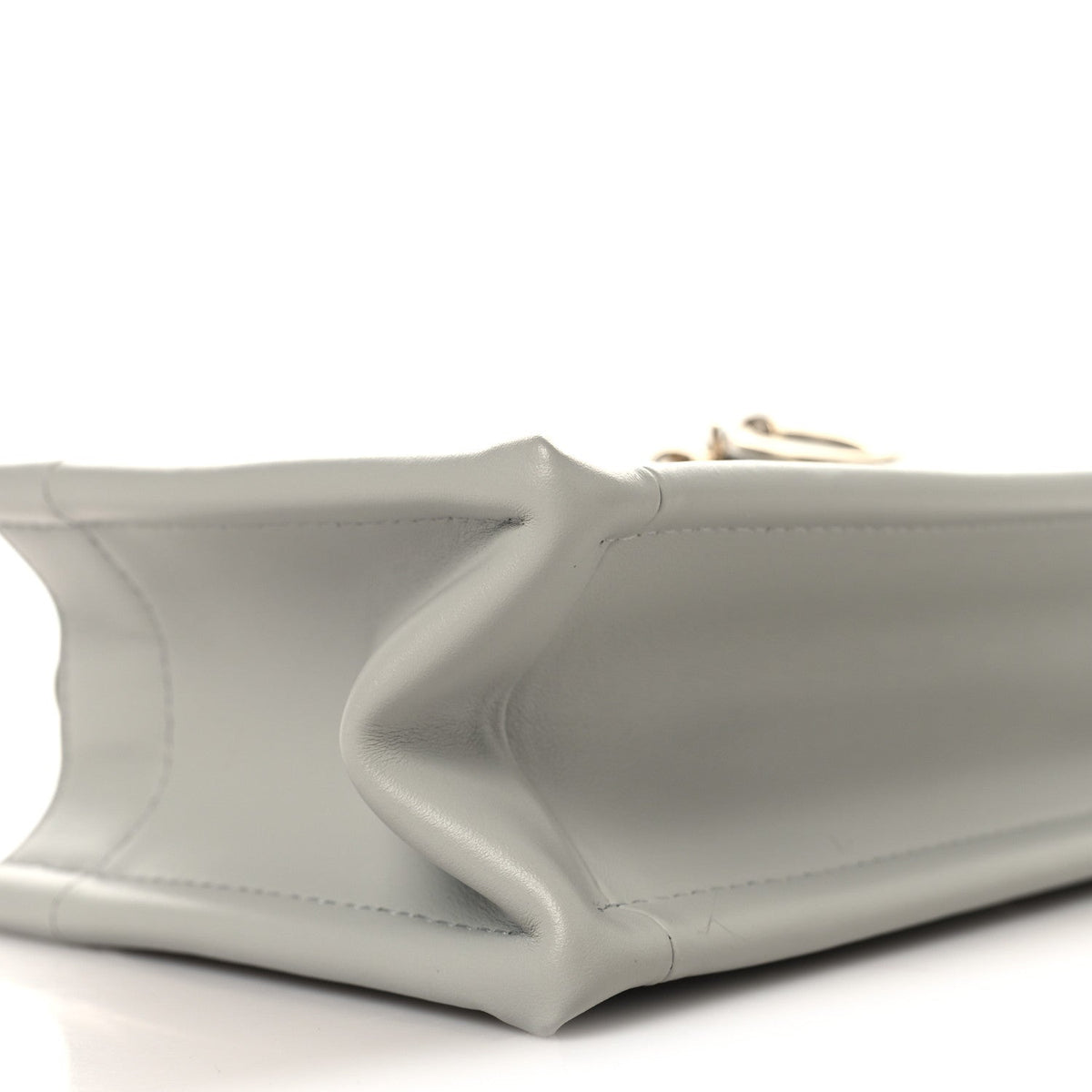 Calfskin Macrocannage Mini Book Tote Grey AT My store