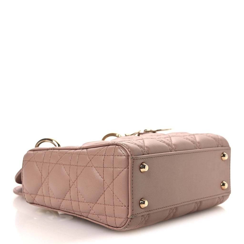 Lambskin Cannage Mini Lady Dior Blush AT My store