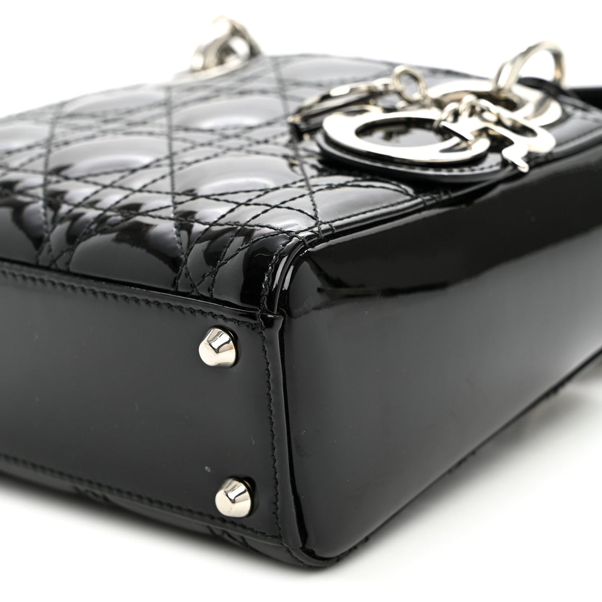 Patent Cannage Mini Lady Dior Black AT My store