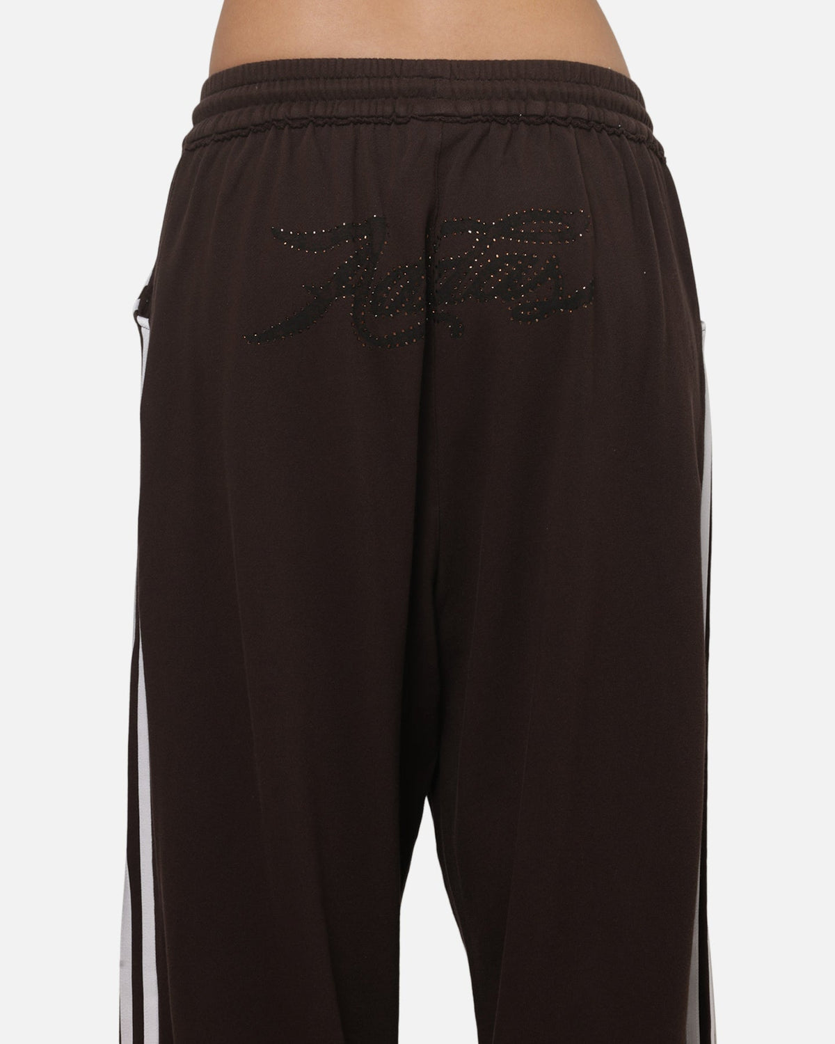 Best-Selling Adidas Women's Graphic Loose Sweat Pants Brown