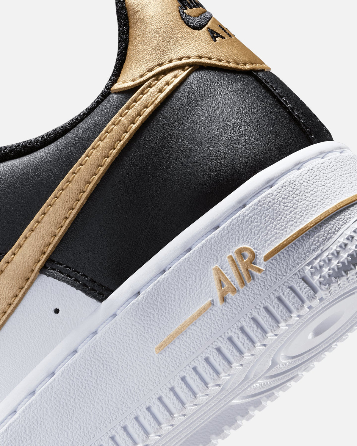 Top Seller Nike Kids' Air Force 1 (GS) Black/Metallic Gold