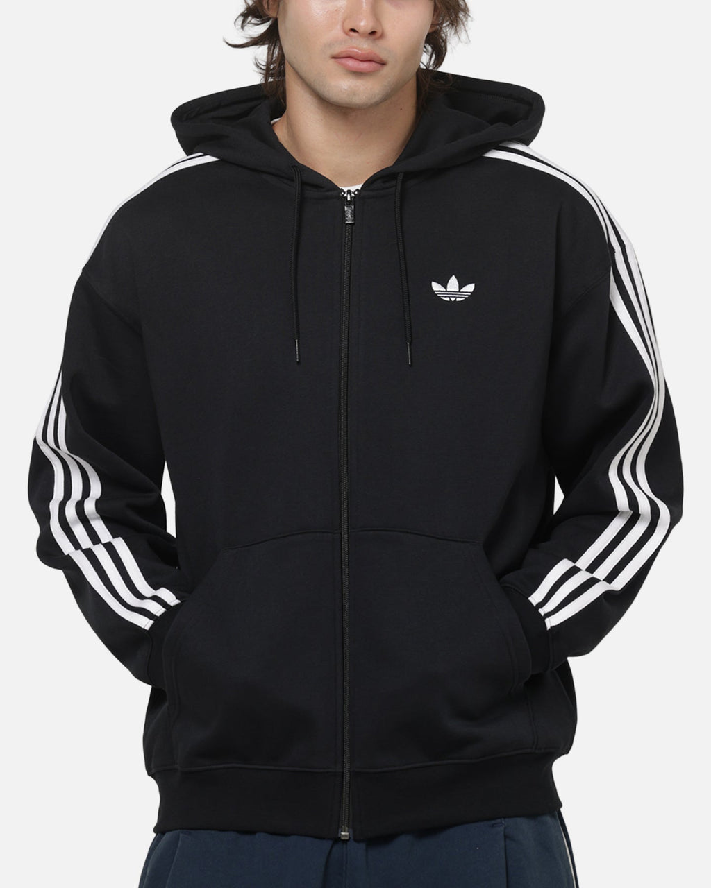 Best-Selling Adidas Baggy Full Zip Hoodie Black