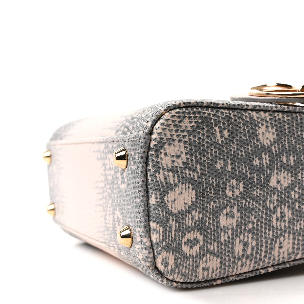 Lizard Ombre Mini Lady Dior Light Pink AT My store