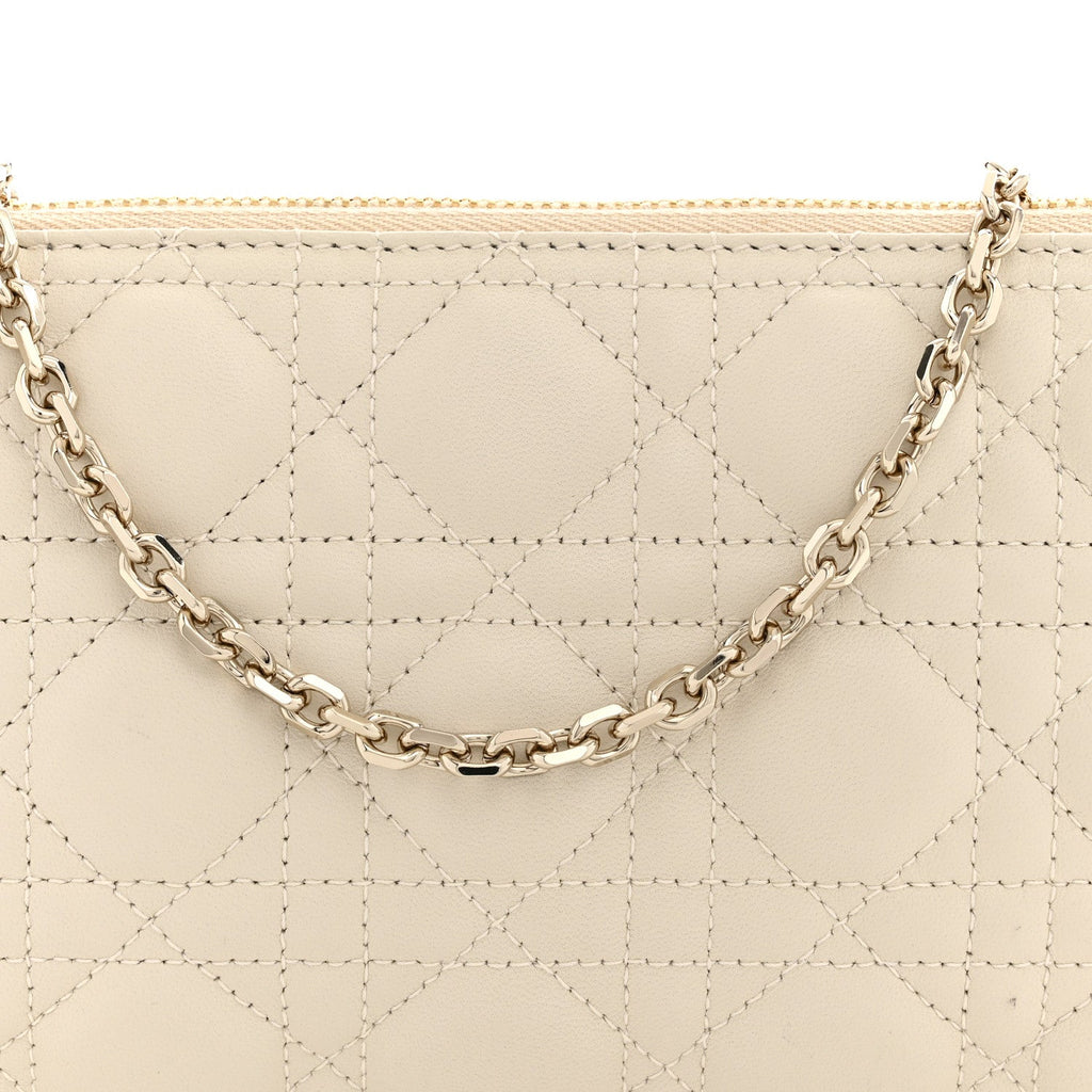 Lambskin Cannage Dior Club Bag  Dusty Ivory AT My store