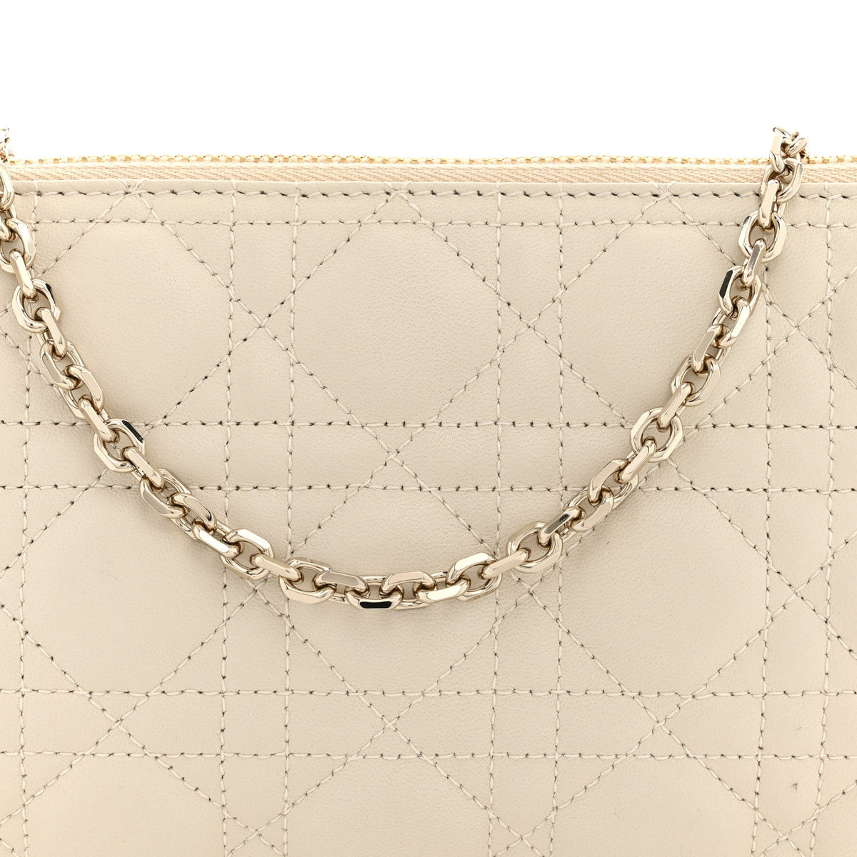 Lambskin Cannage Dior Club Bag  Dusty Ivory AT My store