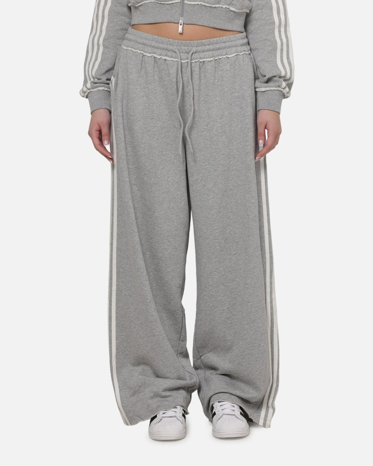 Best-Selling Adidas Women's Graphic Loose Sweat Pants Medium Grey Heather