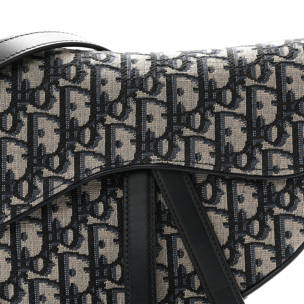 Oblique Saddle Bag With Strap Blue AT My store