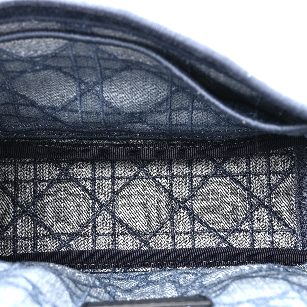 Denim Cannage Small Caro Bag Blue AT My store