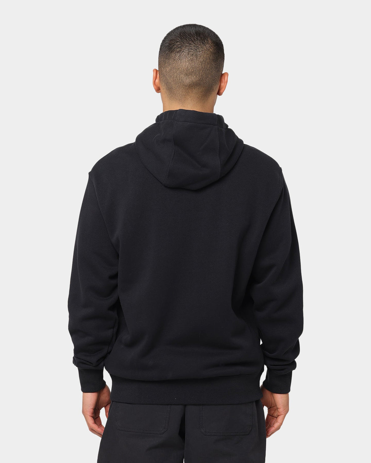 Top Seller Nike Sportswear Club Front Zip Hoodie Black/Black/White
