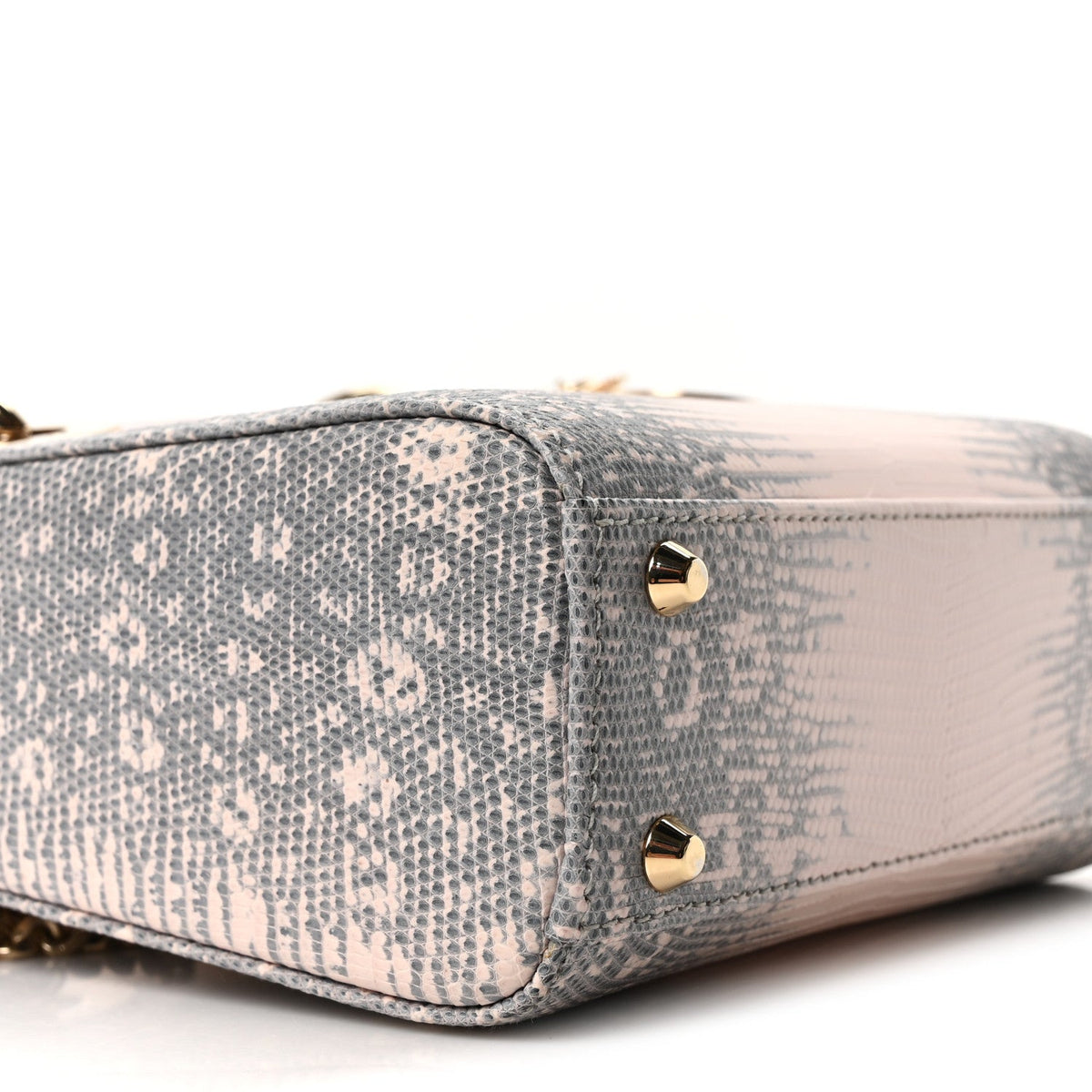 Lizard Ombre Mini Lady Dior Light Pink AT My store