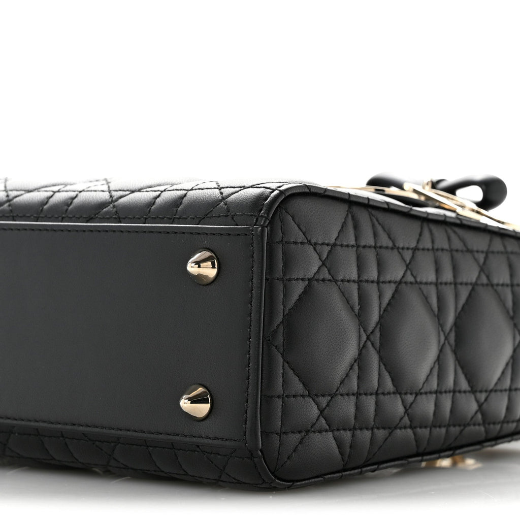 Lambskin Cannage Small Lady Dior Black AT My store