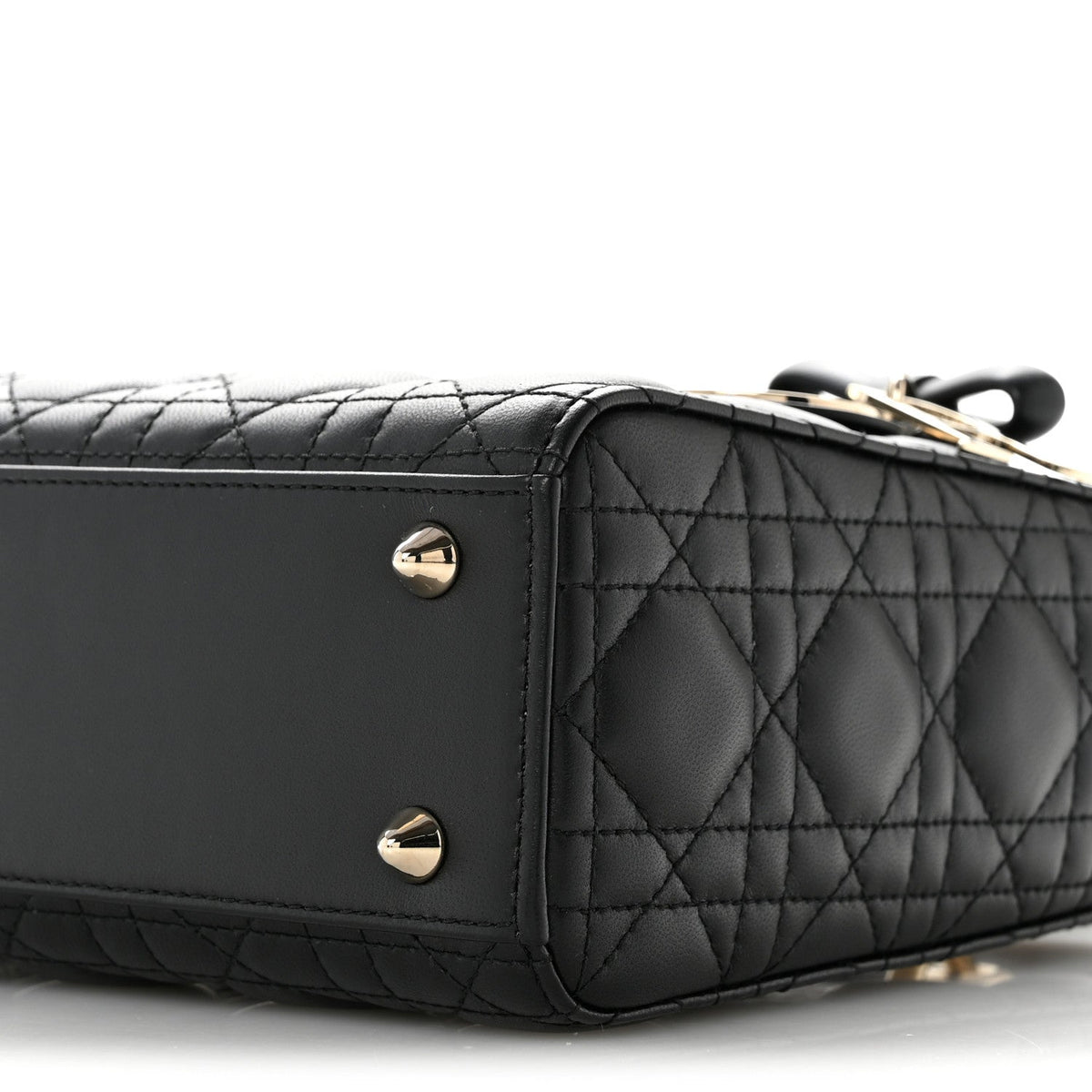Lambskin Cannage Small Lady Dior Black AT My store