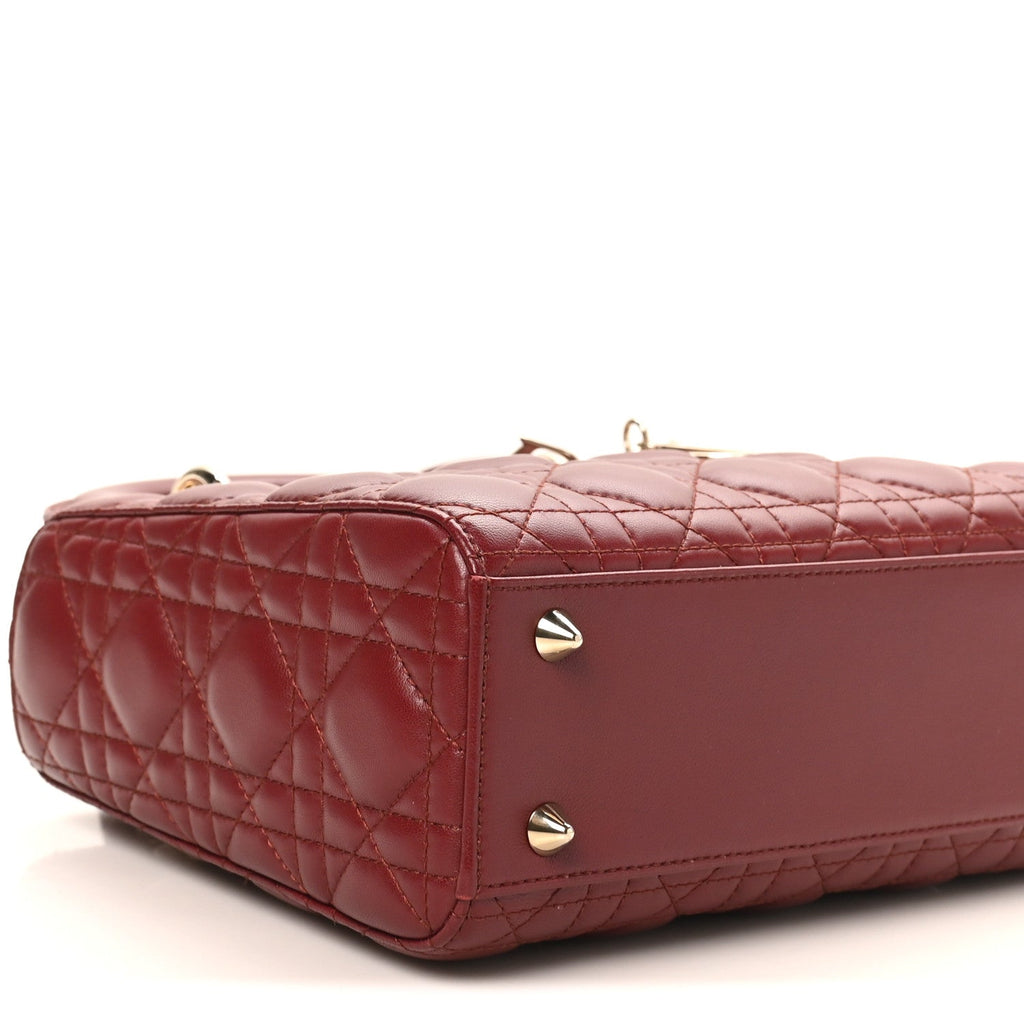 Lambskin Cannage Small My ABCDior Lady Bordeaux AT My store