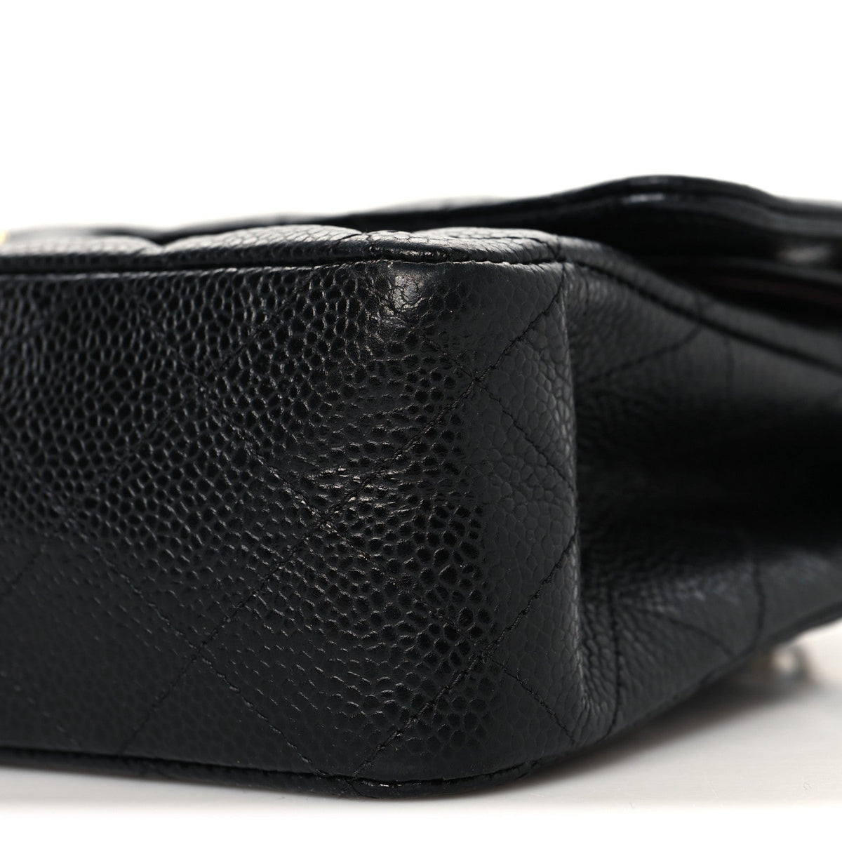 Caviar Quilted Medium Double Flap Black At My store