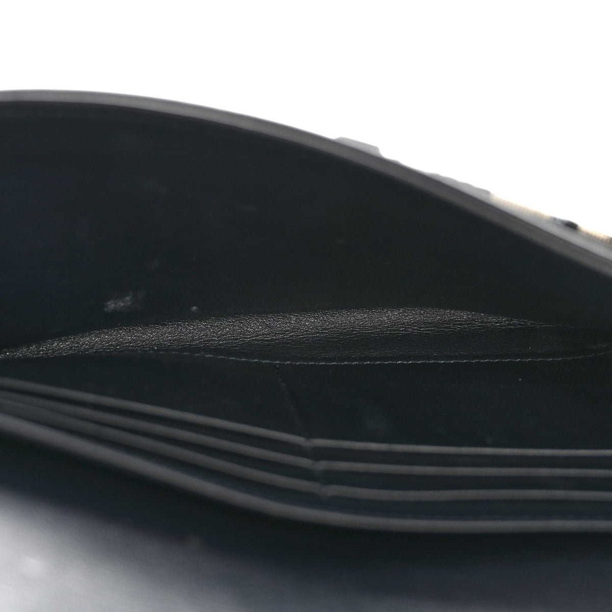 Oblique Saddle Chain Long Wallet Blue AT My store