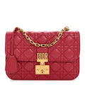 Lambskin Cannage Large Dioraddict Flap Red AT My store
