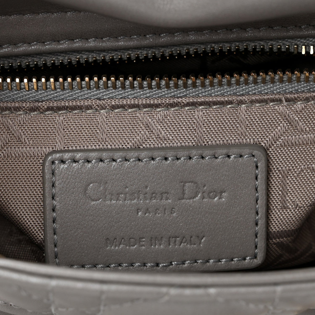 Lambskin Cannage Mini Lady Dior Gray Opaline Gray Opaline AT My store